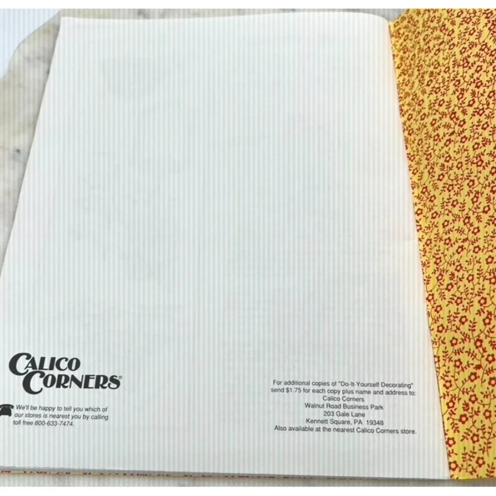 Calico Corners Guide To Do It Yourself Decorating Jan‎ Jessup 1974 Vintage